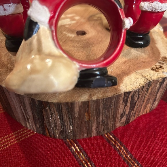 Vintage Santa Napkin Rings Holders Christmas - Picture 10 of 13